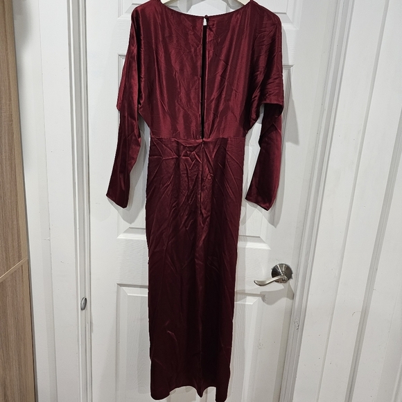 Veronica Beard Sabri Ruched Silk Midi Dress - Picture 4 of 8